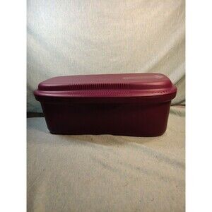 Tupperware Microwave Pasta Maker Spaghetti Cooker/Strainer #6775 8c Purple EUC